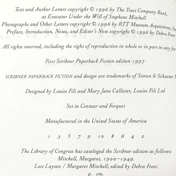 "Lost Laysen" By Margaret Mitchell - Soft Cover (1997) - Picture 4 of 4